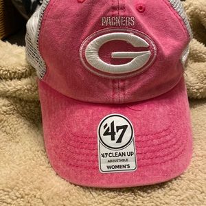 NFL NWOT Womens Green Bay Packers Oink and White hat